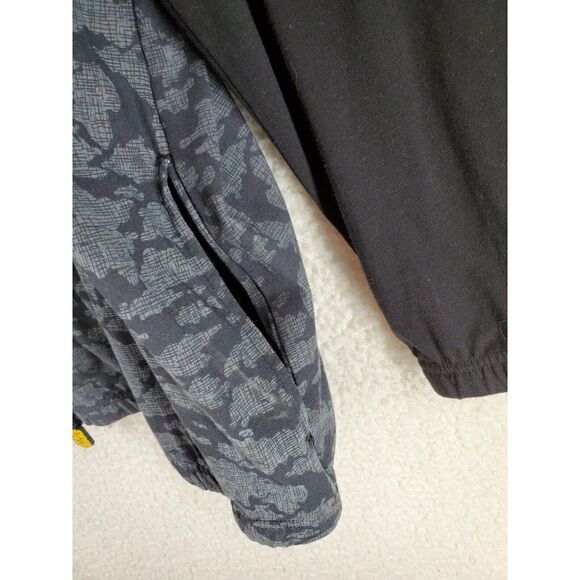 Disney Star Wars Hoodie Jacket Men L Black Yellow Multi Camo Graphic Lightweight - Picture 10 of 13